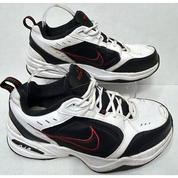 Nike Air Monarch IV Mens 12 EEEE White Red Black Walking Shoes 416355-101 Dad main image 7